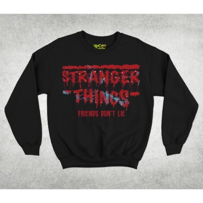 Унисекс ватена блуза STRANGER THINGS - Friend's Don't Lie